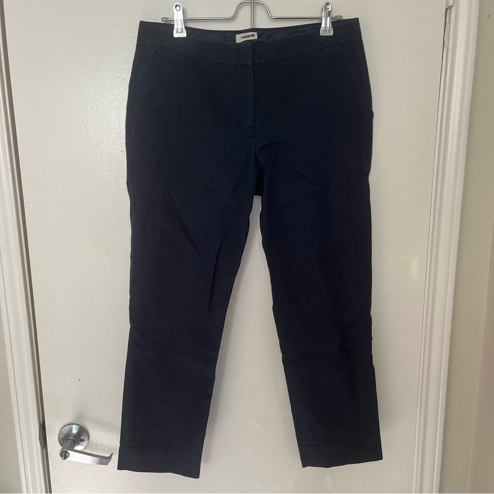 J Crew Navy slim trousers